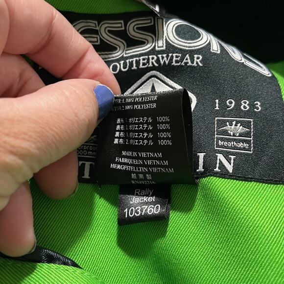 Sessions Outerwear Terrain Series Green and Black Jacket Men's Size Small - Picture 9 of 9